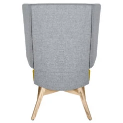 TWIST&SIT Ohrensessel | Massivholz-Gestell, Wollbezug VELITO -Möbel Pro Verkauf Ohrensessel TWISTundSIT 4 Fussgestell aus Echtholz VELITO Loungestuhl Loungesessel 32