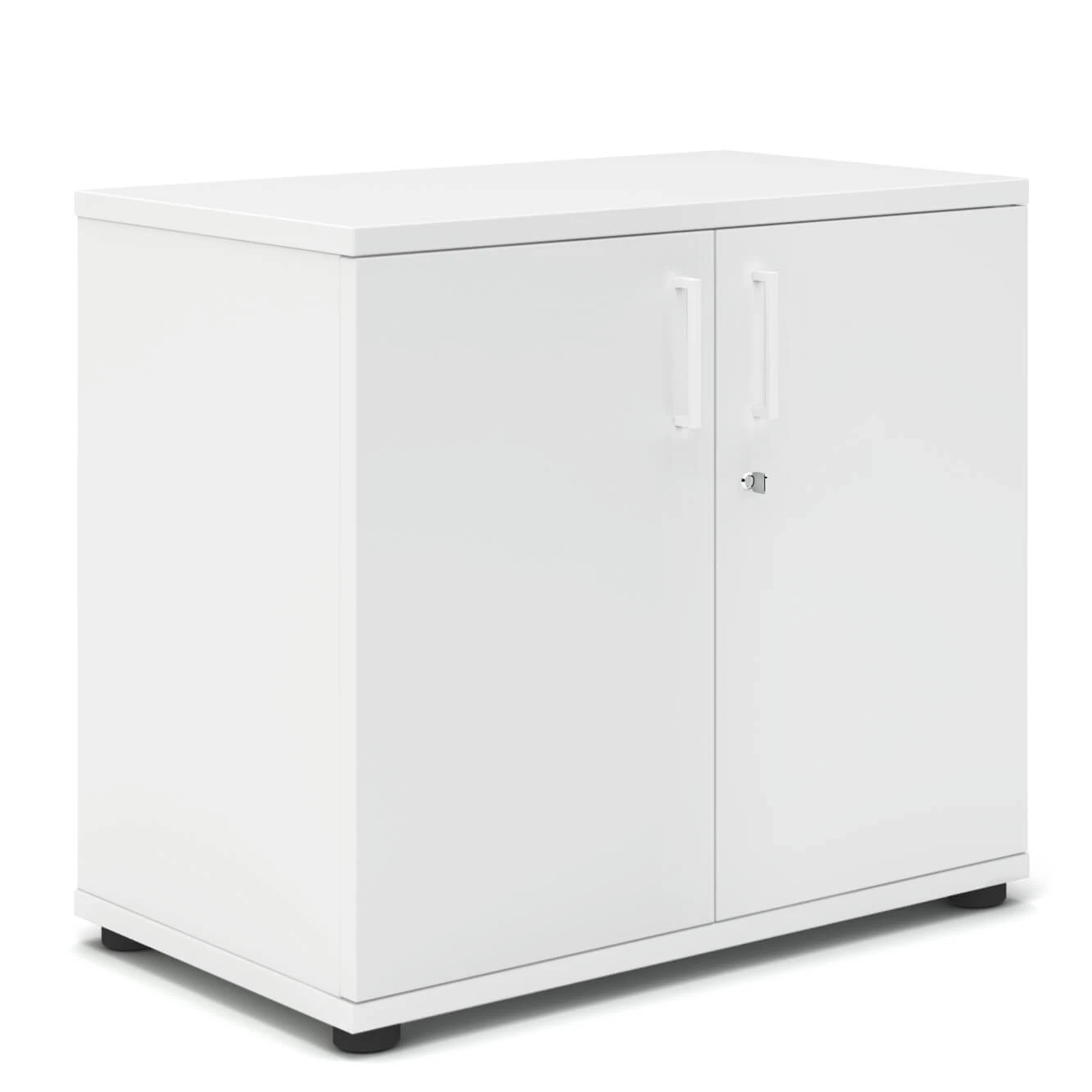 UNI Flügeltürenschrank | 2 OH, 800 X 777 Mm, Weiß 4 UNI Flügeltürenschrank | 2 OH, 800 X 777 Mm, Weiß – Bild 2