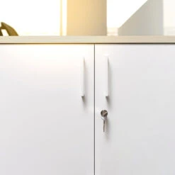 UNI Flügeltürenschrank | 3 OH, 800 X 1143 Mm, Ahorn / Weiß -Möbel Pro Verkauf PROFI Aktenschrank abschliessbar 3OH Weiss Ahorn Schrank Bueroschrank Fluegeltuerenschrank Aktenschrank Fluegeltuerenschrank Bueroschrank Schrank 1