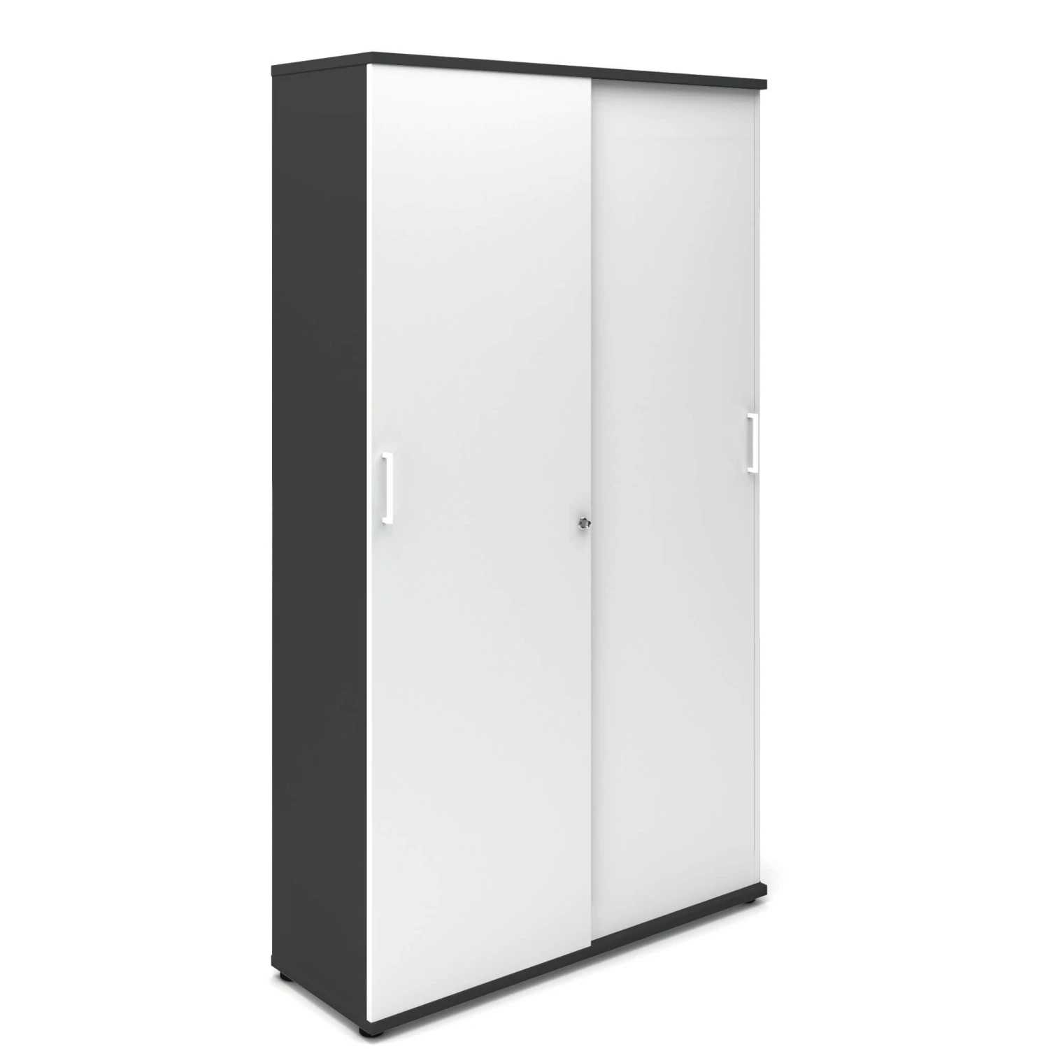 UNI Schiebetürenschrank | 5 OH, 1200 X 1897 Mm, Anthrazit / Weiß 4 UNI Schiebetürenschrank | 5 OH, 1200 X 1897 Mm, Anthrazit / Weiß – Bild 2