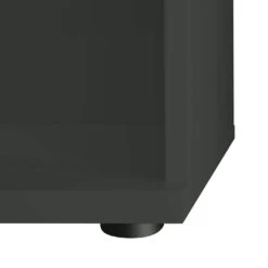 UNI Regalschrank | 2 OH, 800 X 777 Mm, Anthrazit -Möbel Pro Verkauf PROFI Buecherragel 2OH Regal Standregal Holzregal Wandregal Schrank Buero Anthrazit Regal Buecherregal Offenes 3