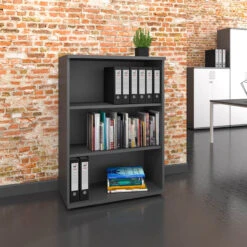 UNI Regalschrank | 3 OH, 800 X 1143 Mm, Anthrazit