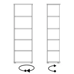 UNI Regalschrank | 5 OH, 600 X 1897 Mm, Bernsteineiche 13 UNI Regalschrank | 5 OH, 600 X 1897 Mm, Bernsteineiche -Möbel Pro Verkauf PROFI Buecherregal 5OH Regal Standregal Holzregal Wandregal Schrank Buero Bernsteineiche 4