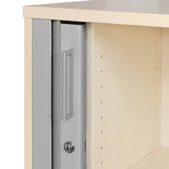 UNI Querrollladenschrank | 3 OH, 1000 X 1143 Mm, Ahorn / Silbergrau -Möbel Pro Verkauf PROFI Jalousieschrank Ahorn Silber 3OH 1 0M Quer Ro 4