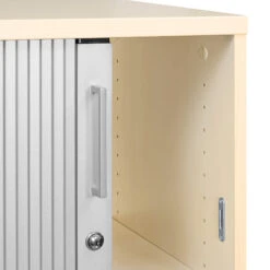 UNI Querrollladenschrank | 3 OH, 1000 X 1143 Mm, Ahorn / Silbergrau -Möbel Pro Verkauf PROFI Jalousieschrank Ahorn Silber 3OH 1 0M Quer Ro 5
