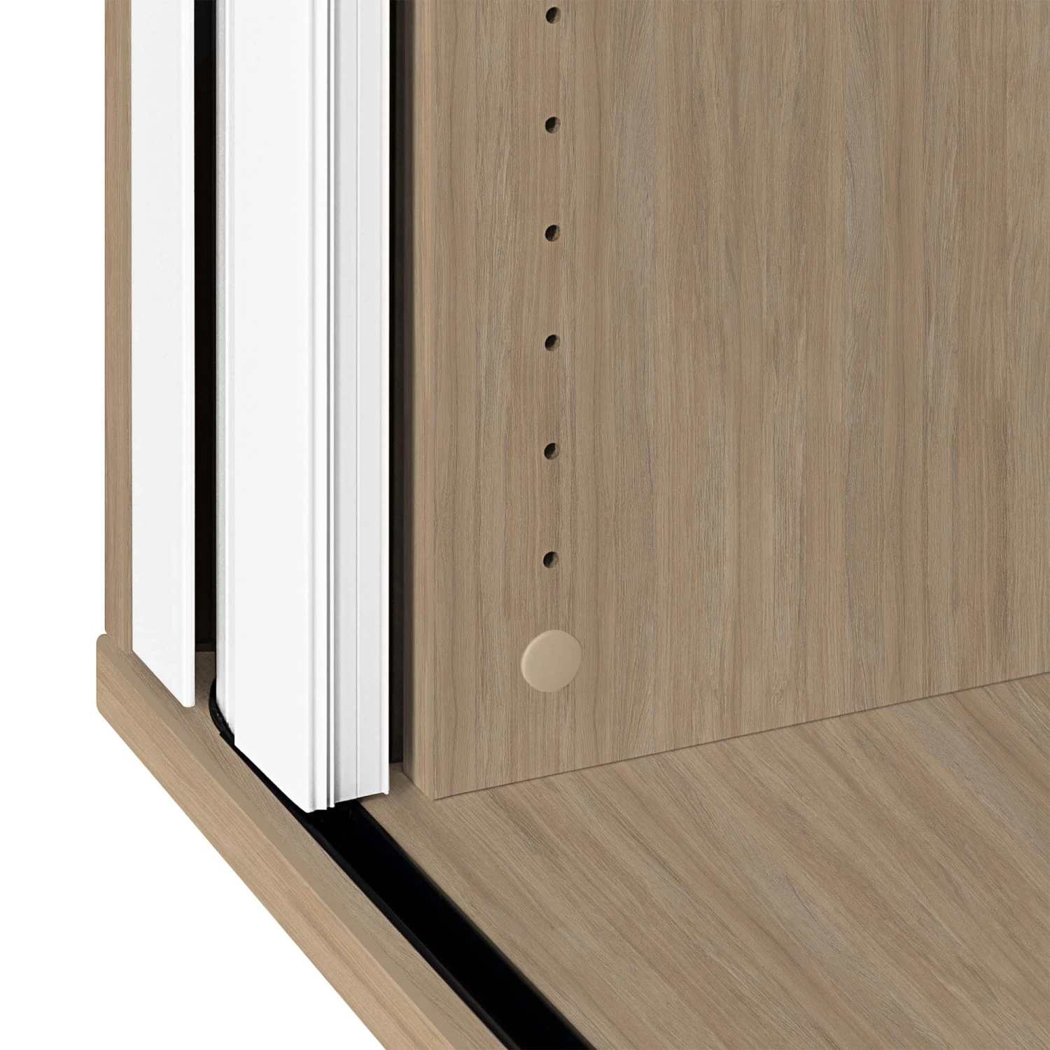 UNI Querrollladenschrank | 2 OH, 1000 X 777 Mm, Bernsteineiche / Weiß 5 UNI Querrollladenschrank | 2 OH, 1000 X 777 Mm, Bernsteineiche / Weiß – Bild 3