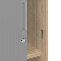 UNI Querrollladenschrank | 3 OH, 1000 X 1143 Mm, Bernsteineiche / Silbergrau -Möbel Pro Verkauf PROFI Jalousieschrank Bernsteineiche 3OH Quer Rollladenschrank Aktenschrank Archivschrank 4 1