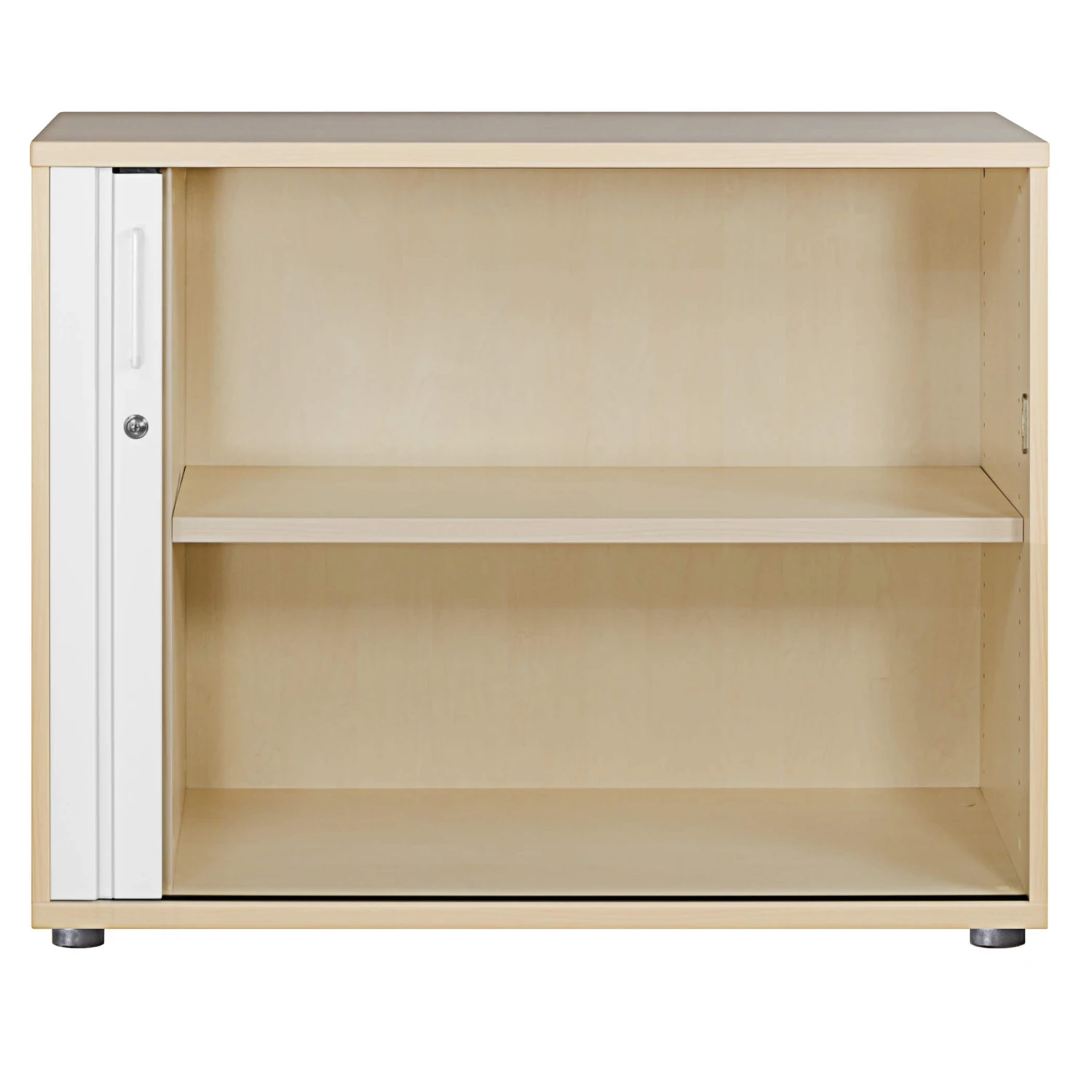 UNI Querrollladenschrank | 2 OH, 1000 X 777 Mm, Ahorn / Weiß 5 UNI Querrollladenschrank | 2 OH, 1000 X 777 Mm, Ahorn / Weiß – Bild 3