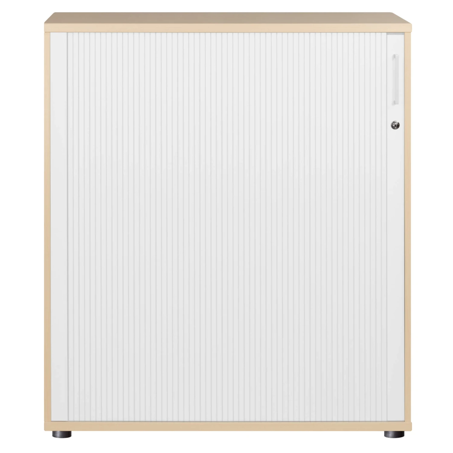UNI Querrollladenschrank | 3 OH, 1000 X 1143 Mm, Ahorn / Weiß 5 UNI Querrollladenschrank | 3 OH, 1000 X 1143 Mm, Ahorn / Weiß – Bild 3
