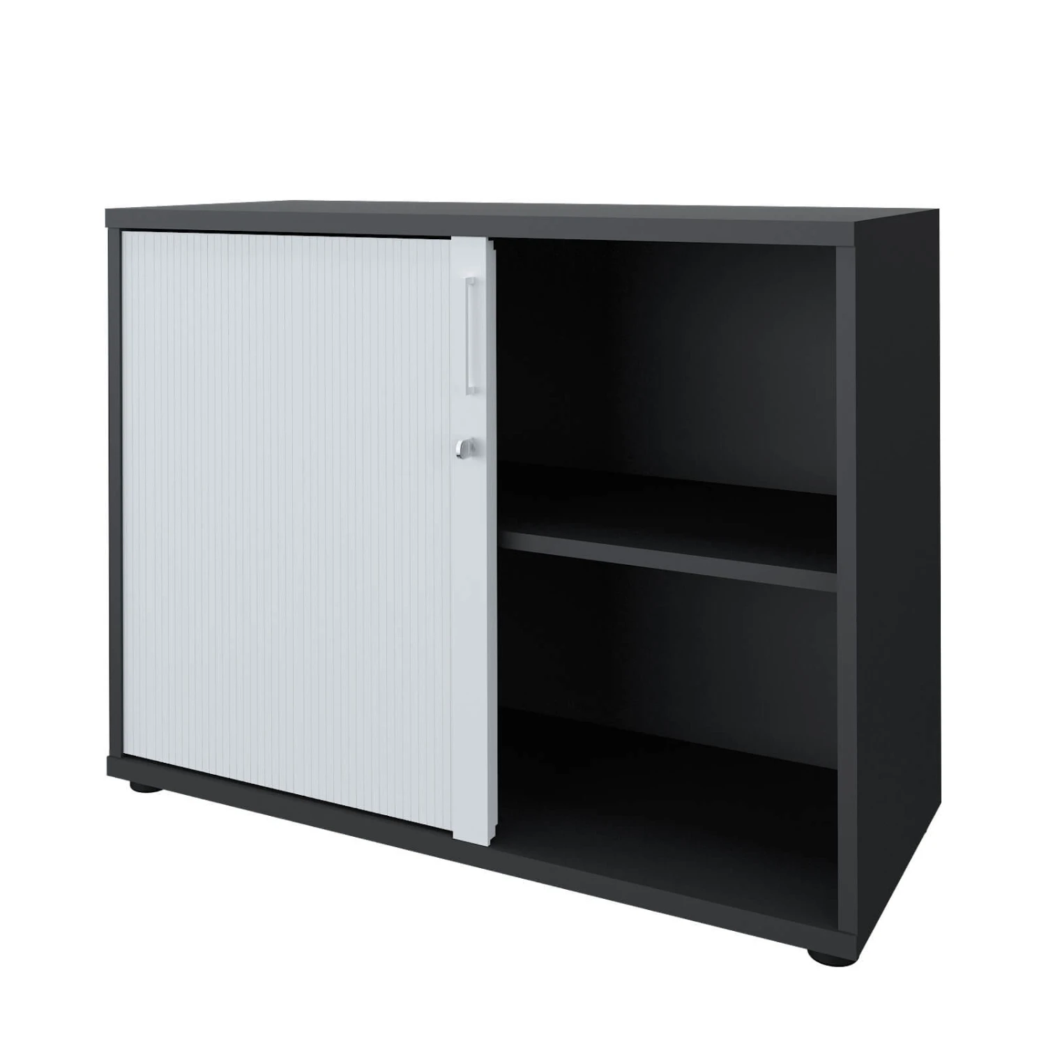 UNI Querrollladenschrank | 2 OH, 1000 X 777 Mm, Anthrazit / Weiß 8 UNI Querrollladenschrank | 2 OH, 1000 X 777 Mm, Anthrazit / Weiß – Bild 6