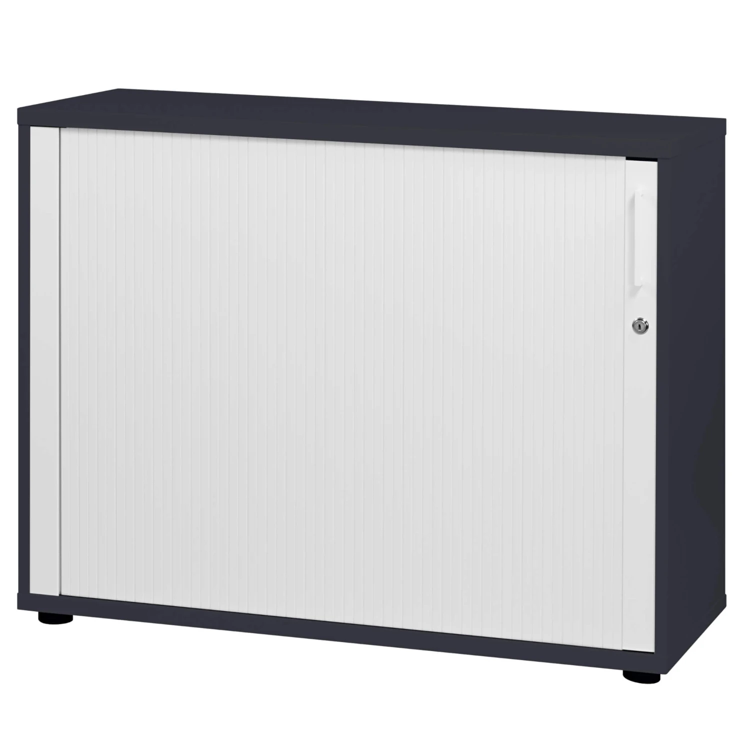 UNI Querrollladenschrank | 2 OH, 1000 X 777 Mm, Anthrazit / Weiß 6 UNI Querrollladenschrank | 2 OH, 1000 X 777 Mm, Anthrazit / Weiß – Bild 4