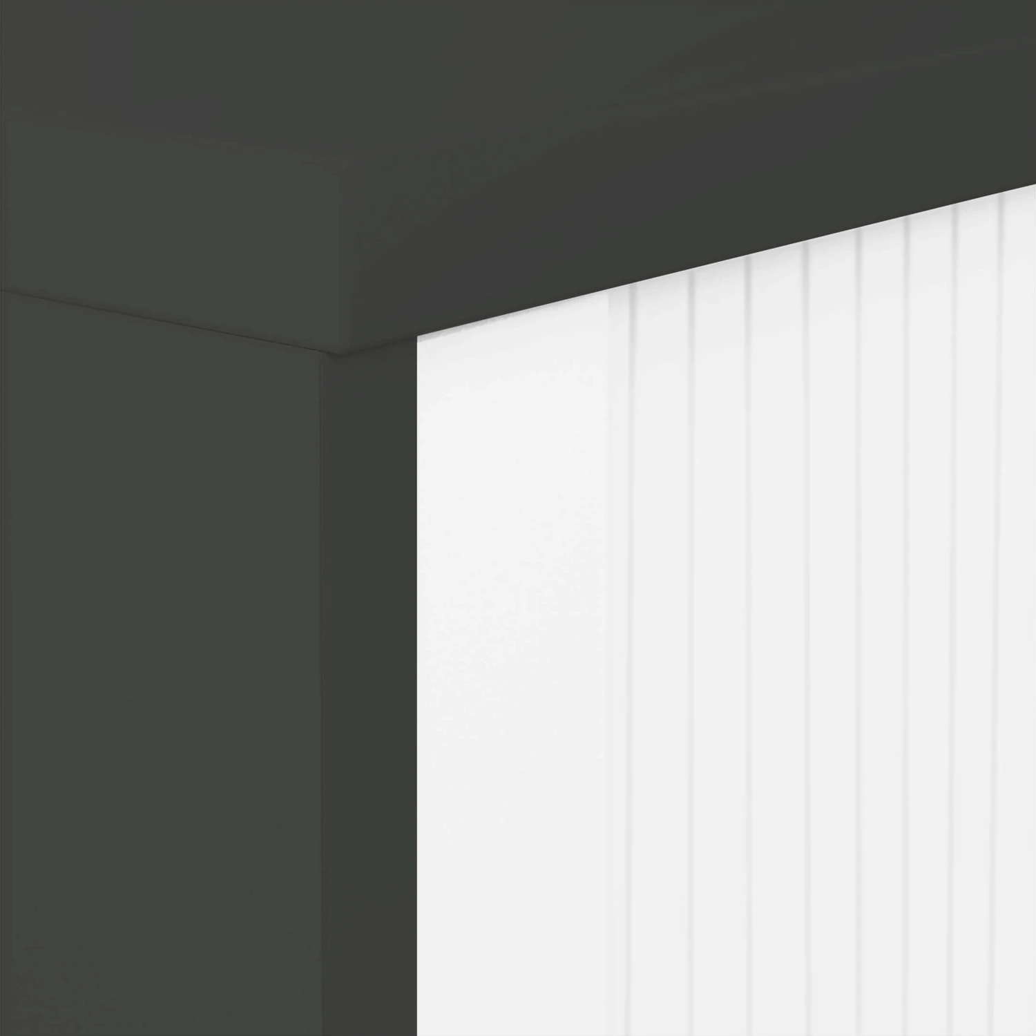UNI Querrollladenschrank | 3 OH, 1000 X 1143 Mm, Anthrazit / Weiß 8 UNI Querrollladenschrank | 3 OH, 1000 X 1143 Mm, Anthrazit / Weiß – Bild 6