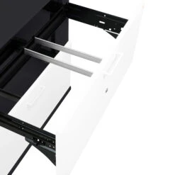 UNI Kombischrank Mit Hängeregister | 5 OH, 800 X 1897 Mm, Anthrazit / Weiß -Möbel Pro Verkauf PROFI Kombischrank mit Haengeregister abschliessbar 5 OH Anthrazit Weiss Schrank Bueroschrank Aktenschrank Fluegeltuerenschrank Bueroschrank Schrank 1