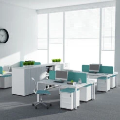 NOVA Rollcontainer | 3 Schubladen, 600 Mm Tief, Ahorn / Weiß 19 NOVA Rollcontainer | 3 Schubladen, 600 Mm Tief, Ahorn / Weiß -Möbel Pro Verkauf PROFI NOVA Rollcontainer 60cm tief Ahorn Weiss Rol 2