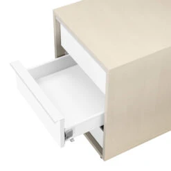 NOVA Rollcontainer | 3 Schubladen, 600 Mm Tief, Ahorn / Weiß 15 NOVA Rollcontainer | 3 Schubladen, 600 Mm Tief, Ahorn / Weiß -Möbel Pro Verkauf PROFI NOVA Rollcontainer 60cm tief Ahorn Weiss Rollschrank Buero Container Schrank Buerocontainer mit Griffleiste 2