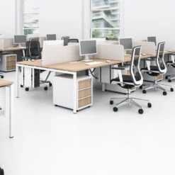 NOVA Rollcontainer | 3 Schubladen, 600 Mm Tief, Anthrazit / Weiß -Möbel Pro Verkauf PROFI NOVA Rollcontainer 60cm tief Anthrazit Weiss 1