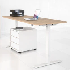 NOVA Rollcontainer | 3 Schubladen, 600 Mm Tief, Weiß -Möbel Pro Verkauf PROFI NOVA Rollcontainer 60cm tief Weiss Rollschra 1