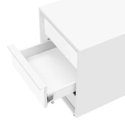 NOVA Rollcontainer | 3 Schubladen, 600 Mm Tief, Weiß -Möbel Pro Verkauf PROFI NOVA Rollcontainer 60cm tief Weiss Rollschrank Buero Container Schrank Buerocontainer mit Griffleiste 5