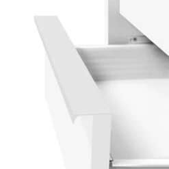 NOVA Rollcontainer | 3 Schubladen, 600 Mm Tief, Weiß -Möbel Pro Verkauf PROFI NOVA Rollcontainer 60cm tief Weiss Rollschrank Buero Container Schrank Buerocontainer mit Griffleiste 6