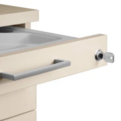 OPTIMA Rollcontainer | 3 Schubladen + 1 Kleinteilefach, 600 Mm Tief, Ahorn -Möbel Pro Verkauf PROFI OPTIMA Rollcontainer 60cm tief Ahorn Rollschrank Buero Container Schrank 2