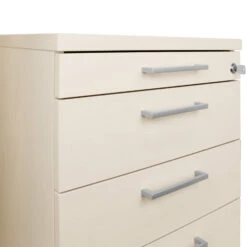 OPTIMA Rollcontainer | 3 Schubladen + 1 Kleinteilefach, 600 Mm Tief, Ahorn -Möbel Pro Verkauf PROFI OPTIMA Rollcontainer 60cm tief Ahorn Rollschrank Buero Container Schrank 8