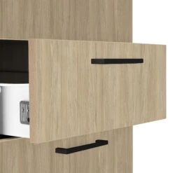 OPTIMA Rollcontainer | 3 Schubladen + 1 Kleinteilefach, 600 Mm Tief, Bernsteineiche -Möbel Pro Verkauf PROFI Rollcontainer 60cm tief Bernsteineiche Rollschrank Buero Container OPTIMA 3