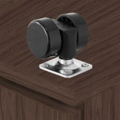 OPTIMA Rollcontainer | 3 Schubladen + 1 Kleinteilefach, 600 Mm Tief, Nussbaum -Möbel Pro Verkauf PROFI Rollcontainer 60cm tief Nussbaum Rollschrank Buero Container OPTIMA 4