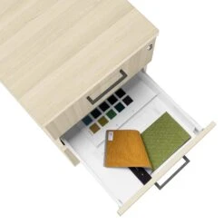 OPTIMA Rollcontainer | 3 Schubladen + 1 Kleinteilefach, 600 Mm Tief, Sandesche -Möbel Pro Verkauf PROFI Rollcontainer 60cm tief Sandesche Rollschrank Buero Container OPTIMA 2