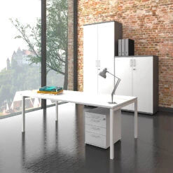 OPTIMA Rollcontainer | 3 Schubladen + 1 Kleinteilefach, 600 Mm Tief, Weiß 15 OPTIMA Rollcontainer | 3 Schubladen + 1 Kleinteilefach, 600 Mm Tief, Weiß -Möbel Pro Verkauf PROFI Rollcontainer 60cm tief weiss Rollschrank Buero Container OPTIMA 6