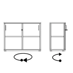 UNI Schiebetürenschrank | 2 OH, 1000 X 777 Mm, Bernsteineiche 21 UNI Schiebetürenschrank | 2 OH, 1000 X 777 Mm, Bernsteineiche -Möbel Pro Verkauf PROFI Schiebetuerenschrank 1 Meter breit abschliessbar 2OH Bernsteineiche Schrank Bueroschrank 8