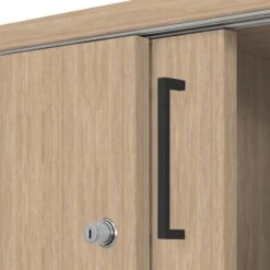 UNI Schiebetürenschrank | 3 OH, 1200 X 1143 Mm, Bernsteineiche -Möbel Pro Verkauf PROFI Schiebetuerenschrank Sideboard 1 2 Meter breit abschliessbar 3OH Bernsteineiche Schrank Bueroschrank Aktenschrank 2