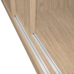 UNI Schiebetürenschrank | 3 OH, 1200 X 1143 Mm, Bernsteineiche -Möbel Pro Verkauf PROFI Schiebetuerenschrank Sideboard 1 2 Meter breit abschliessbar 3OH Bernsteineiche Schrank Bueroschrank Aktenschrank 4