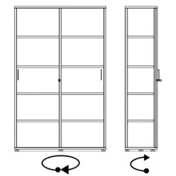 UNI Schiebetürenschrank | 5 OH, 1200 X 1897 Mm, Bernsteineiche 21 UNI Schiebetürenschrank | 5 OH, 1200 X 1897 Mm, Bernsteineiche -Möbel Pro Verkauf PROFI Schiebetuerenschrank Sideboard 1 2 Meter breit abschliessbar 5OH Bernsteineiche Schrank Bueroschrank Aktenschrank 8