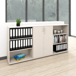 UNI Schrankwand | 3 OH, 2400 X 1143 Mm, Ahorn