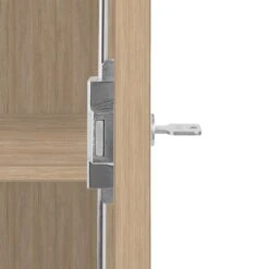 UNI Schrankwand | 3 OH, 2400 X 1143 Mm, Bernsteineiche -Möbel Pro Verkauf PROFI Schrankwand abschliessbar Schrank Bueroschrank Fluegeltuerenschrank Regalschrank 3 OH Bernsteineiche 3