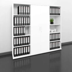 UNI Schrankwand | 5 OH, 2000 X 1897 Mm, Weiß