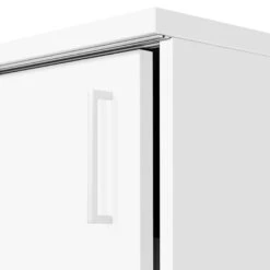 UNI Schrankwand | 5 OH, 2600 X 1897 Mm, Weiß -Möbel Pro Verkauf PROFI Schrankwand abschliessbar Schrank Bueroschrank Fluegeltuerenschrank Regalschrank 5 OH Weiss 14 2