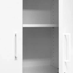 UNI Schrankwand | 5 OH, 2000 X 1897 Mm, Weiß -Möbel Pro Verkauf PROFI Schrankwand abschliessbar Schrank Bueroschrank Fluegeltuerenschrank Regalschrank 5 OH Weiss 4 2