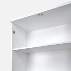 UNI Vitrinenschrank | 5 OH, 800 X 1897 Mm, Weiß -Möbel Pro Verkauf PROFI Vitrinenschrank abschliessbar 5 OH Weiss Sch 7