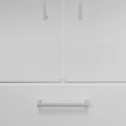 UNI Vitrinenschrank Mit Hängeregister | 5 OH, 800 X 1897 Mm, Perlgrau -Möbel Pro Verkauf PROFI Vitrinenschrank mit Haengeregister abschlies 3