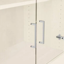 UNI Vitrinenschrank Mit Hängeregister | 5 OH, 800 X 1897 Mm, Ahorn -Möbel Pro Verkauf PROFI Vitrinenschrank mit Haengeregister abschliessbar 5 OH Ahorn Schrank Bueroschrank Aktenschrank Fluegeltuerenschrank Bueroschrank Schrank 1