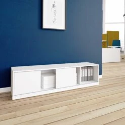 CHOICE Schiebetürenschrank | 1 OH, 1600 X 410 Mm, Weiß