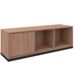 CHOICE Schiebetürenschrank | 1 OH, 1200 X 410 Mm, Bernsteineiche -Möbel Pro Verkauf Schiebetuerenschrank CHOICE abschliessbar 1 OH 120 x 41 cm Schrank Bueroschrank Sideboard Lowboard Bernsteineiche 1