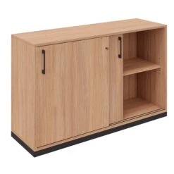 CHOICE Schiebetürenschrank | 2 OH, 1200 X 760 Mm, Bernsteineiche -Möbel Pro Verkauf Schiebetuerenschrank CHOICE abschliessbar 2 OH 120 x 76 cm Schrank Bueroschrank Sideboard Lowboard Bernsteineiche 1