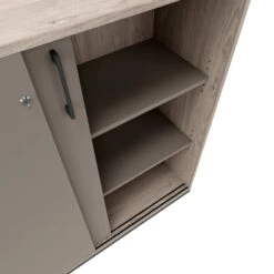 CHOICE Schiebetürenschrank | 3 OH, 1600 X 1115 Mm, Nordeiche Grau / Cubanitgrau 10 CHOICE Schiebetürenschrank | 3 OH, 1600 X 1115 Mm, Nordeiche Grau / Cubanitgrau -Möbel Pro Verkauf Schiebetuerenschrank CHOICE abschliessbar 3 OH 160 x 111 5 cm Schrank Bueroschrank Sideboard Highboard Cubanitgrau Nordeiche grau 2
