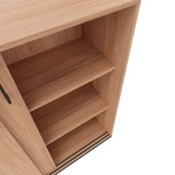 CHOICE Schiebetürenschrank | 5 OH, 1200 X 1820 Mm, Bernsteineiche -Möbel Pro Verkauf Schiebetuerenschrank CHOICE abschliessbar 5 OH 120 x 182 cm Schrank Bueroschrank Sideboard Highboard Bernsteineiche 2