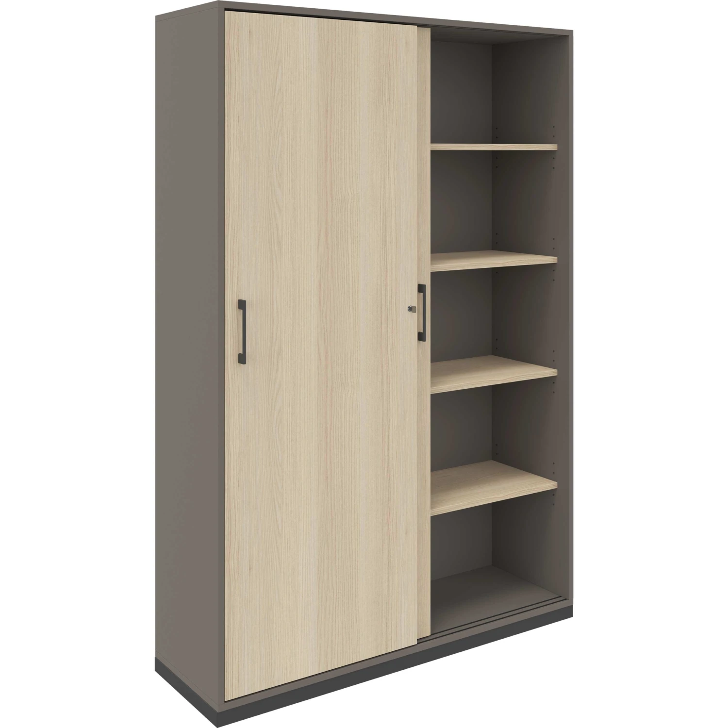 CHOICE Schiebetürenschrank | 5 OH, 1200 X 1820 Mm, Cubanitgrau / Sandesche 4 CHOICE Schiebetürenschrank | 5 OH, 1200 X 1820 Mm, Cubanitgrau / Sandesche – Bild 2