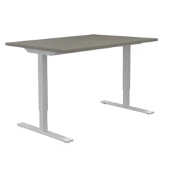 ONE H Schreibtisch | Manuell Höhenverstellbar, 1400 X 800 Mm, Cubanitgrau -Möbel Pro Verkauf Schreibtisch ONE H 140 x 80 cm manuell hoehenverstellbar ergonomisch 23 3