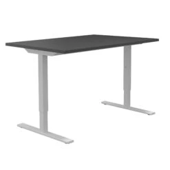 ONE H Schreibtisch | Manuell Höhenverstellbar, 1400 X 800 Mm, Anthrazit -Möbel Pro Verkauf Schreibtisch ONE H 140 x 80 cm manuell hoehenverstellbar ergonomisch 24 1