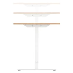 ONE H Schreibtisch | Manuell Höhenverstellbar, 1600 X 700 Mm, Perlgrau -Möbel Pro Verkauf Schreibtisch ONE H 160 x 70 cm manuell hoehenverstellbar ergonomisch 7 4